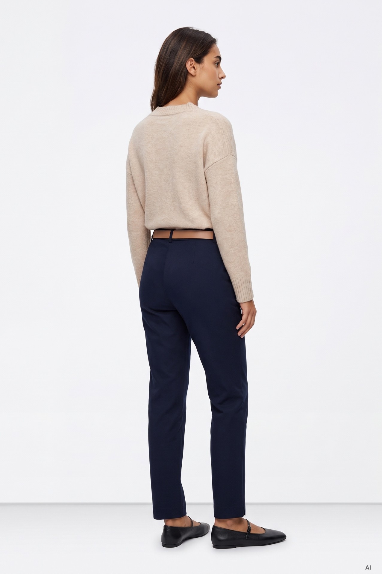 Pantalones a medida con cintur�n