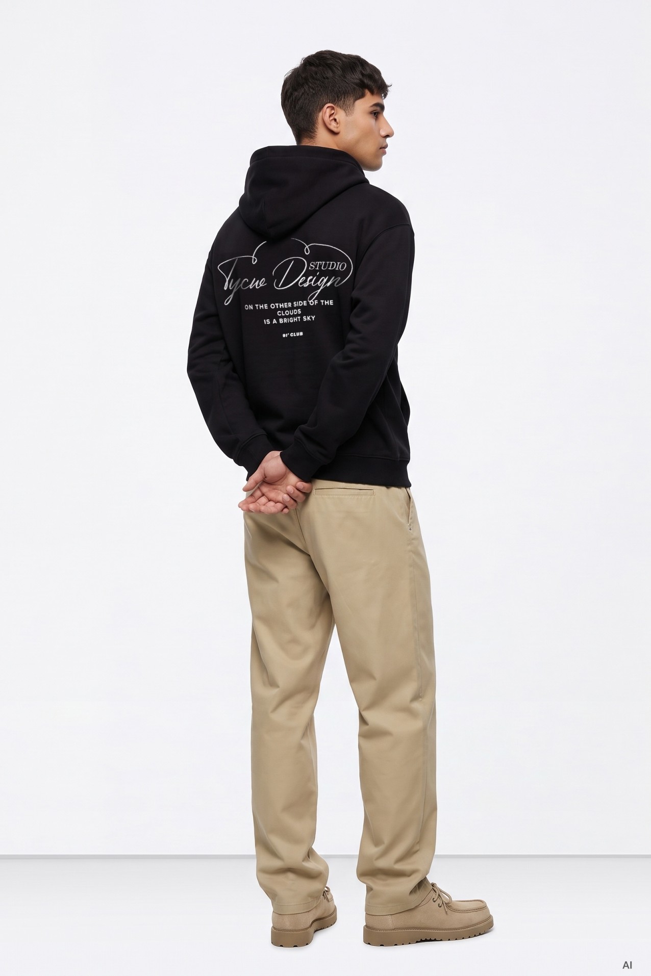 Men�s Black Hoodie