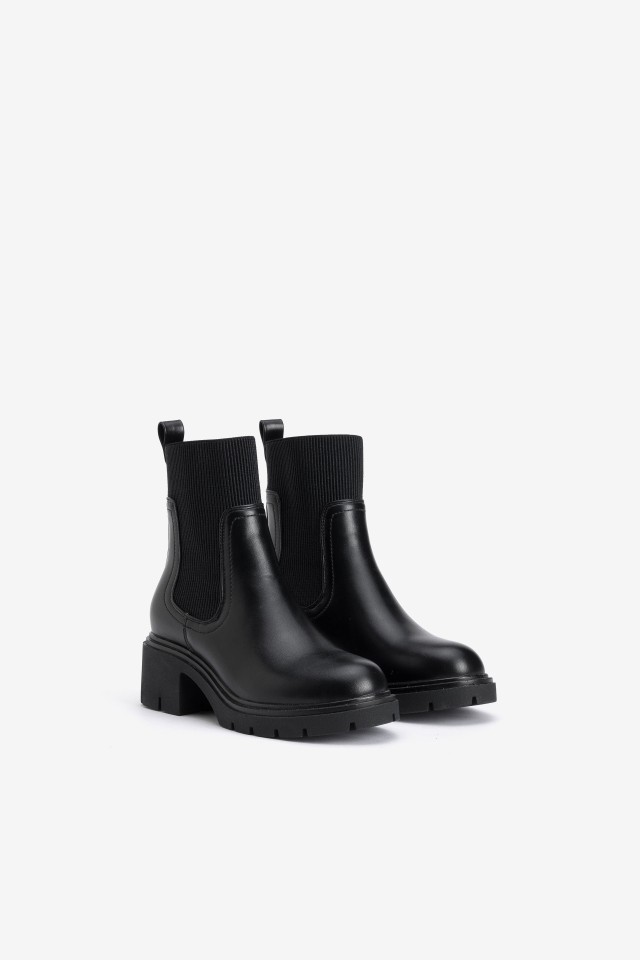 Black Chunky Ankle Boots Black Chunky Ankle Boots
